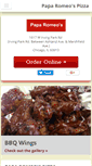 Mobile Screenshot of eatpaparomeospizzachicago.com